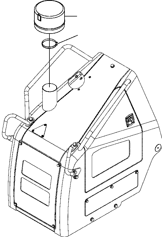 Хомут 12Y-02-11370 KOMATSU