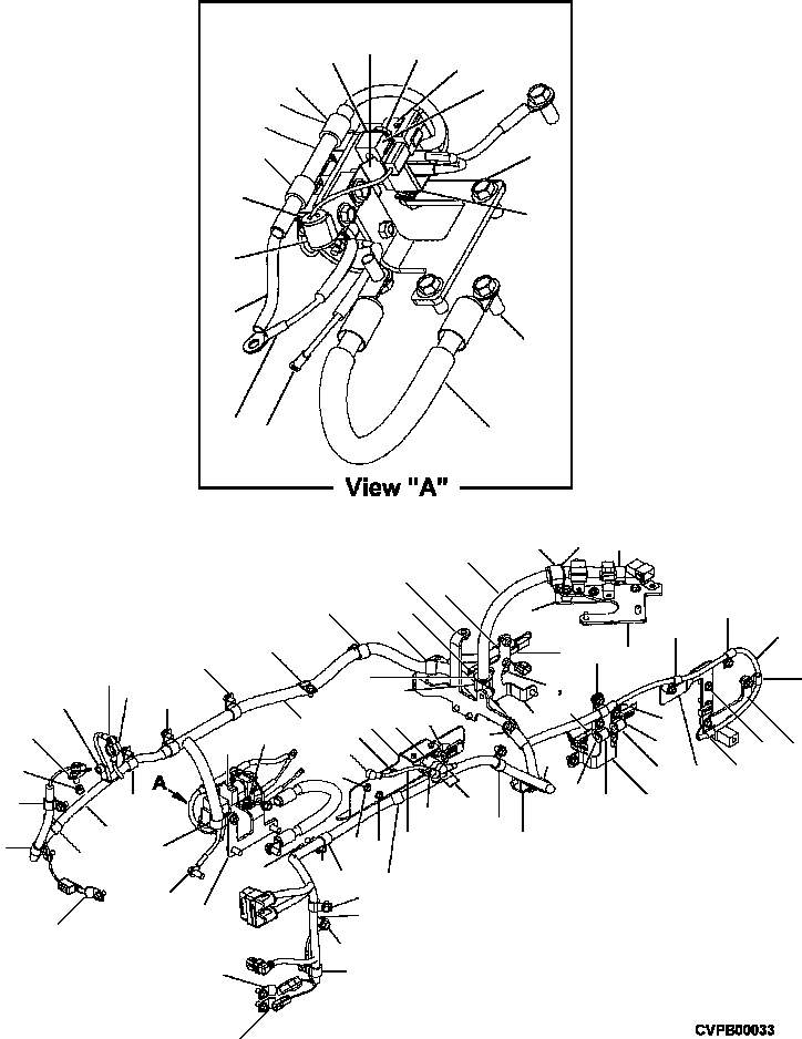 Провод массы 12Y-06-12410 KOMATSU