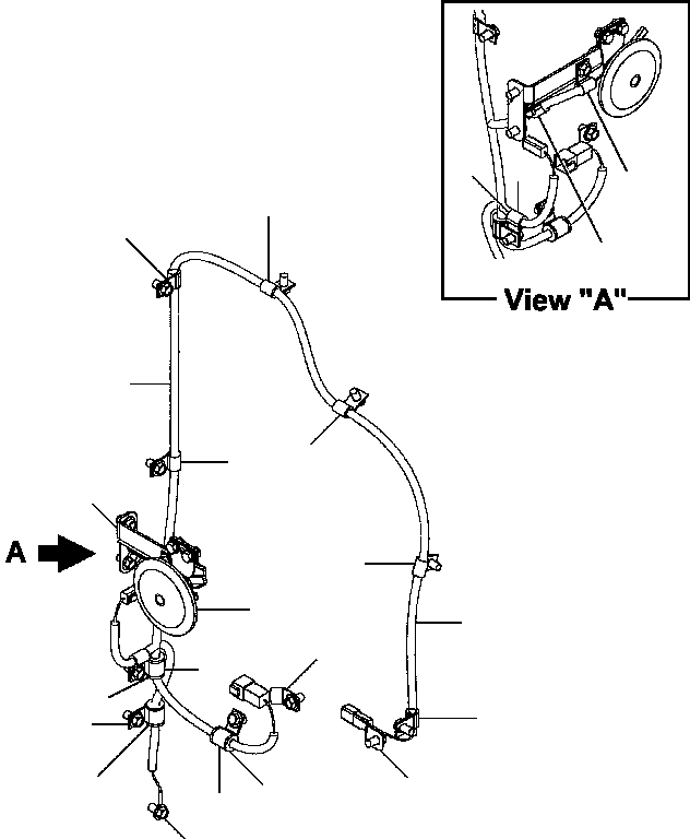 HARNESS, NOSE GUARD 12Y-06-11872 KOMATSU