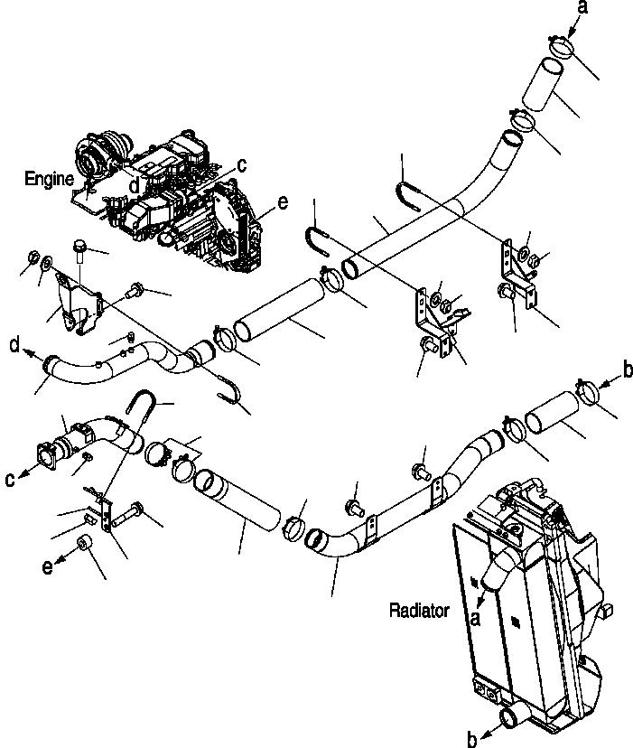 Хомут шланга 175-803-3250 KOMATSU