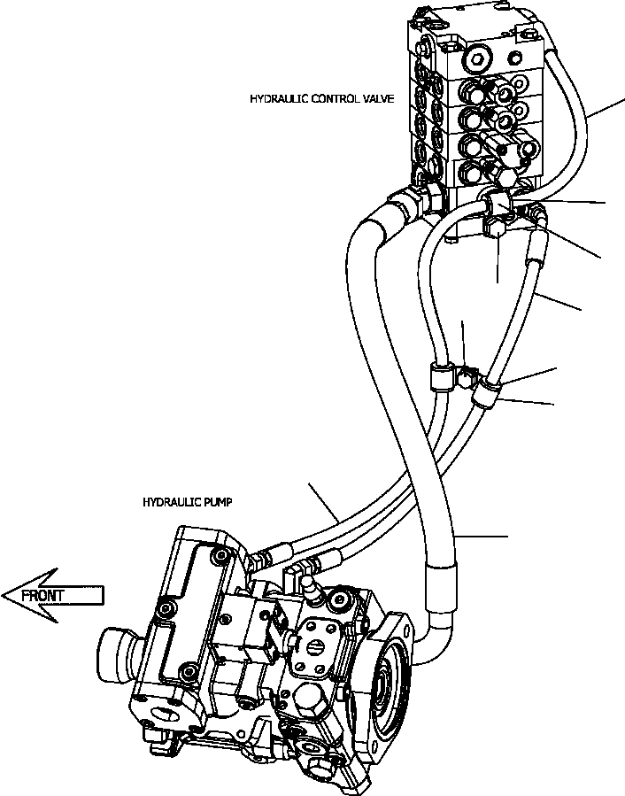 Шланг в сборе 12Y-62-18360 KOMATSU