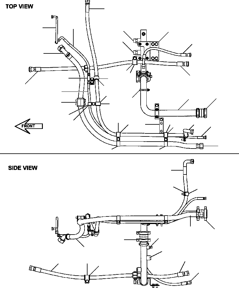 Шланг в сборе 12Y-62-13831 KOMATSU