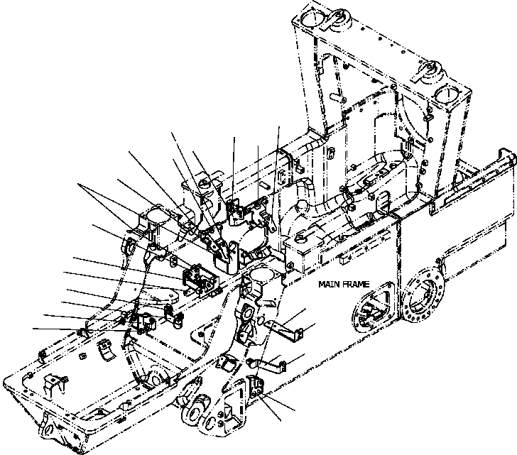 Кронштейн 12Y-03-13592 KOMATSU