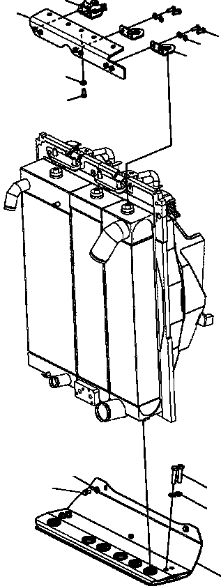 Кронштейн 12Y-03-12751 KOMATSU