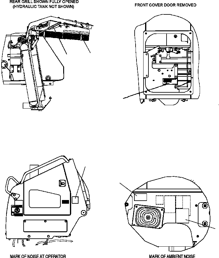 DECAL, DO NOT USE ETHER 12Y-98-11340 KOMATSU