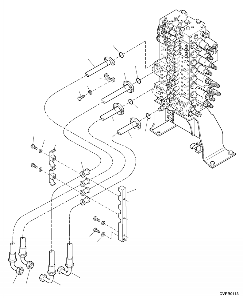 Шланг 206-62-A1160 KOMATSU