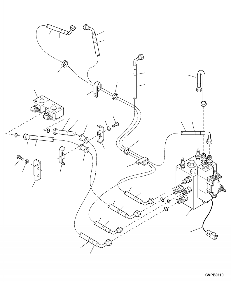 HOSE, MA 206-62-A1440 KOMATSU
