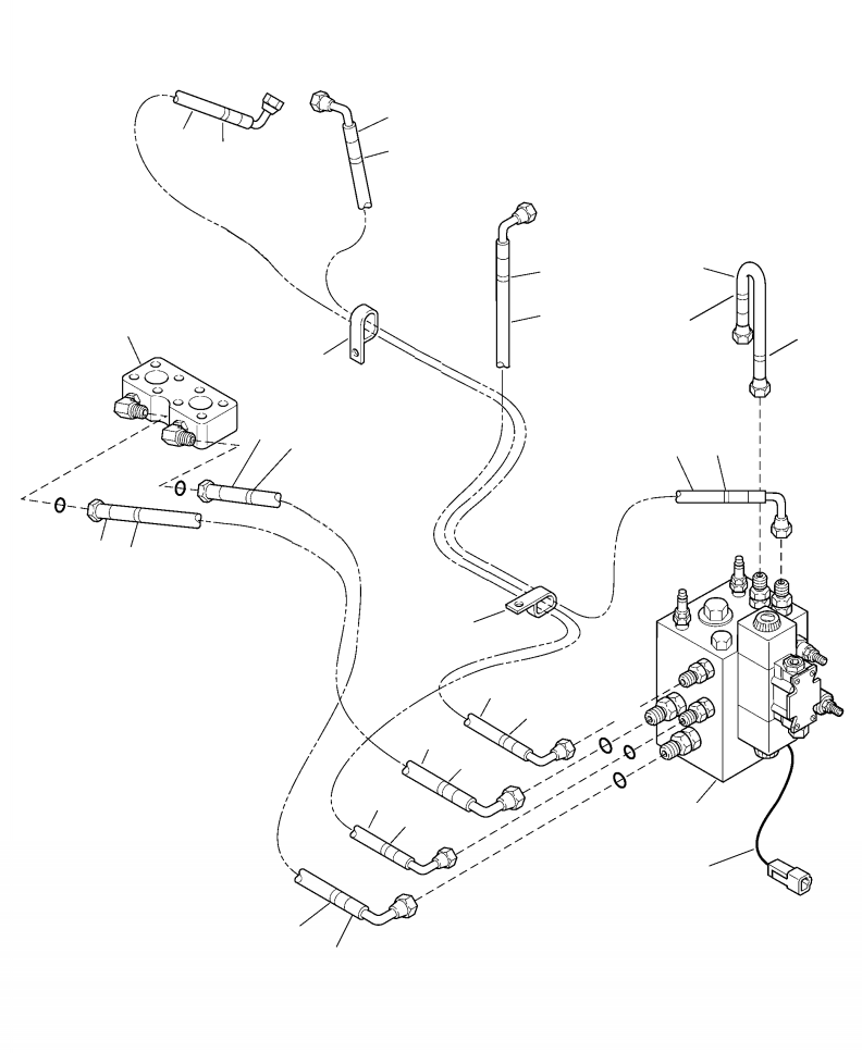 HOSE, MA 206-62-A3290 KOMATSU