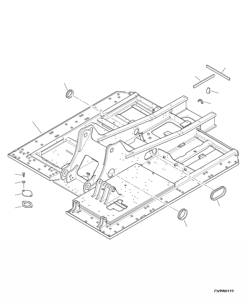 FRAME, REVOLVING - HEAVY 206-46-A4282 KOMATSU