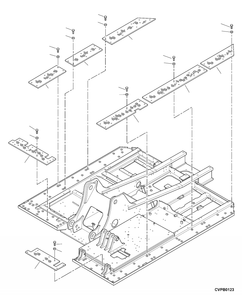 PLATE, NON-SKID 206-54-A1950 KOMATSU