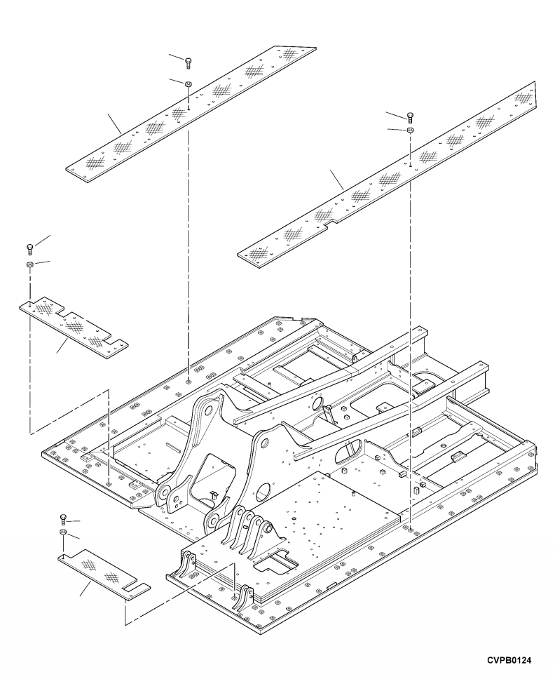 PLATE, GRIP STRUT 206-54-A1830 KOMATSU