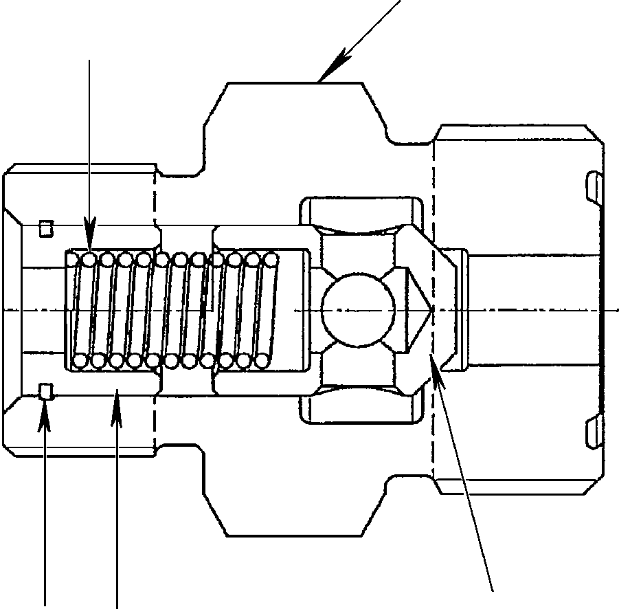Обратный клапан 37C-62-18301 KOMATSU