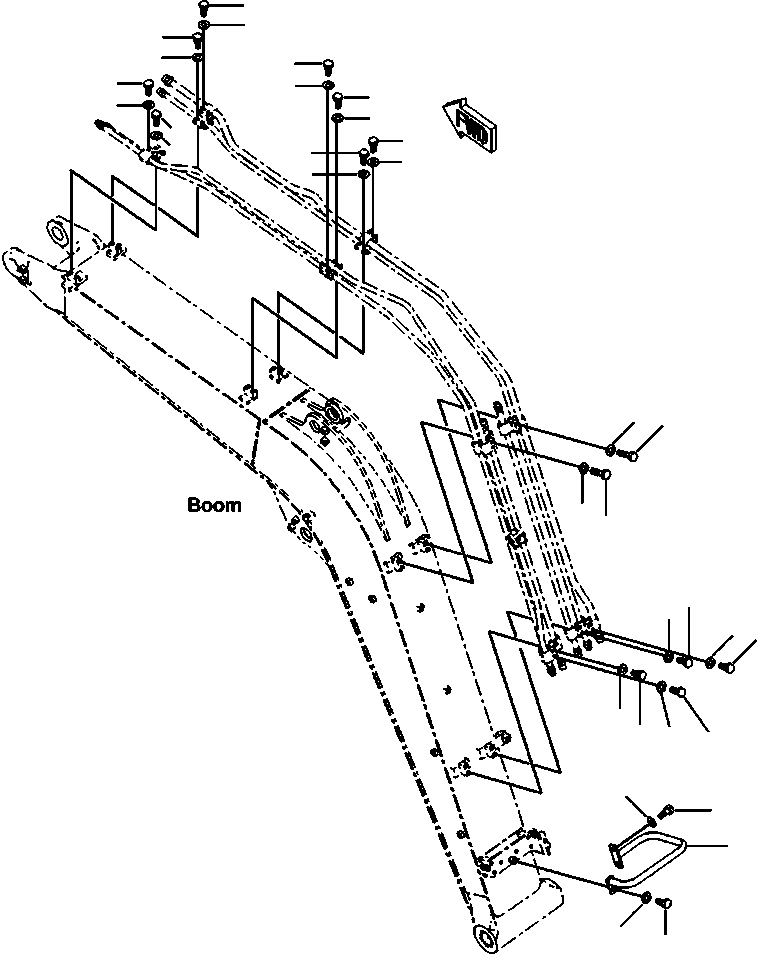Поручень 22P-70-11951 KOMATSU