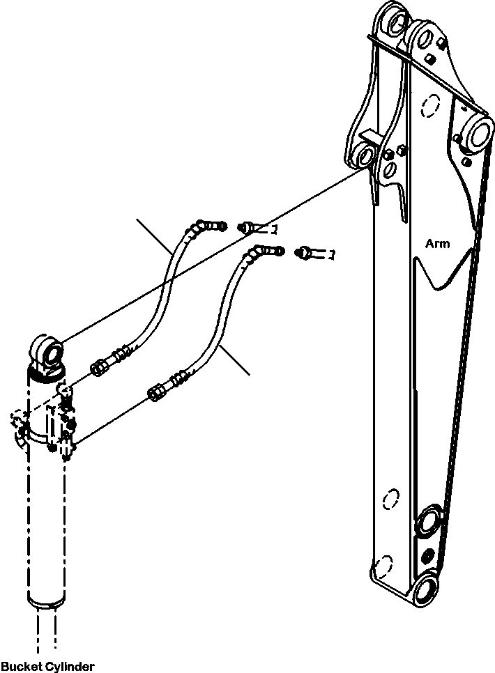 Шланг 02756-204A8 KOMATSU