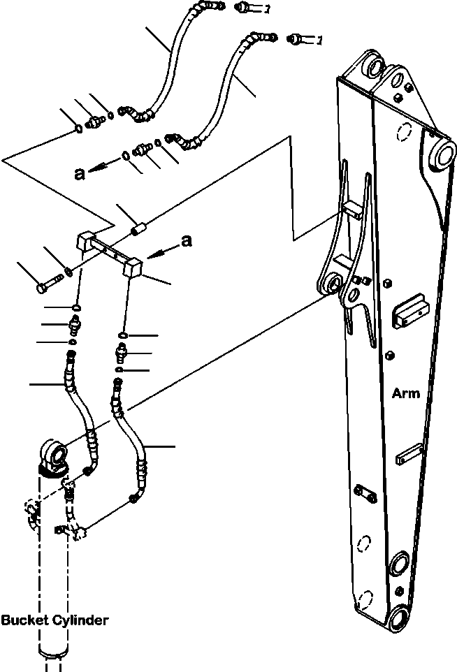 Шланг 02758-20408 KOMATSU
