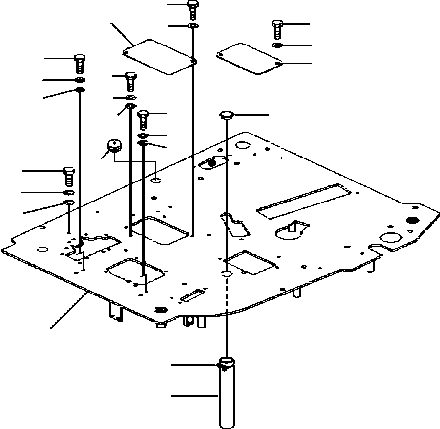 Пол 22P-53-13111 KOMATSU