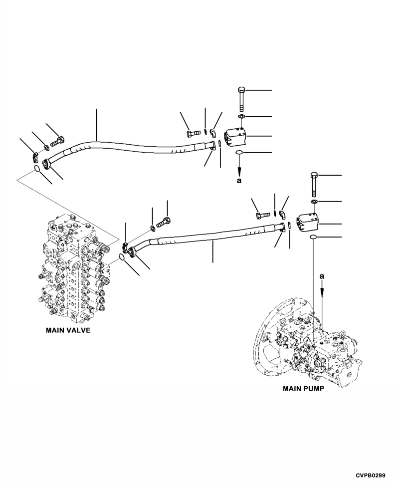 Шланг 207-62-41580 KOMATSU