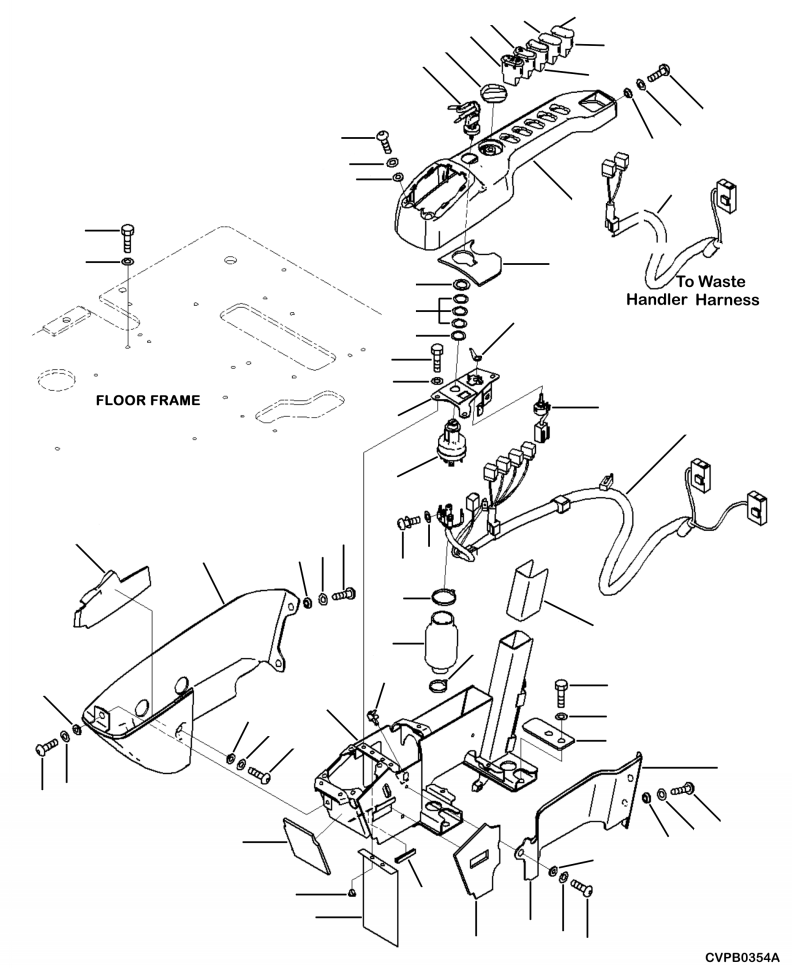 SWITCH, REVERSING FAN TOGGLE 207-03-A1720 KOMATSU