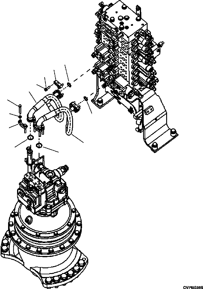 Шланг 2A6-62-A1160 KOMATSU