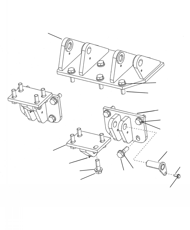 WELDMENT, HINGE 207-54-A9311 KOMATSU