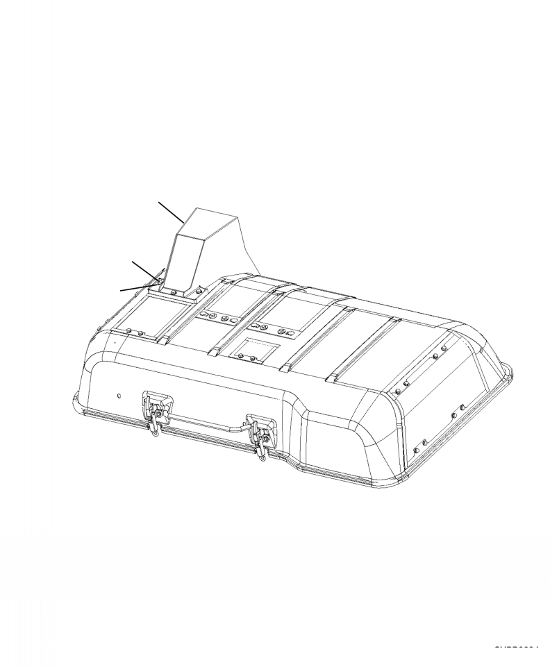 COVER, EXHAUST 206-54-A4120 KOMATSU