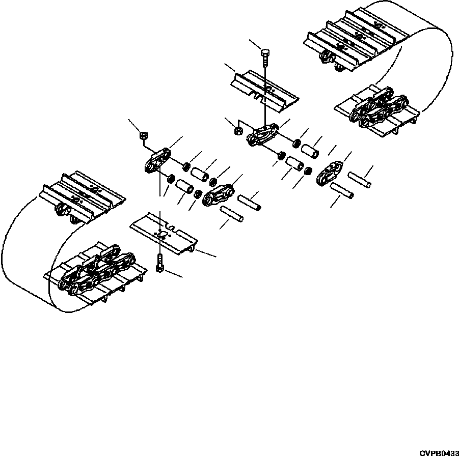 TRACK SHOE ASSEMBLY, 800 MM SINGLE 20Y-32-A0480 KOMATSU