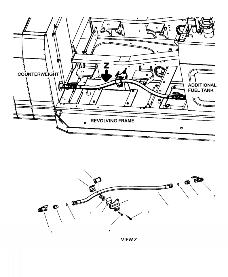 Шланг 2A5-04-A1040 KOMATSU