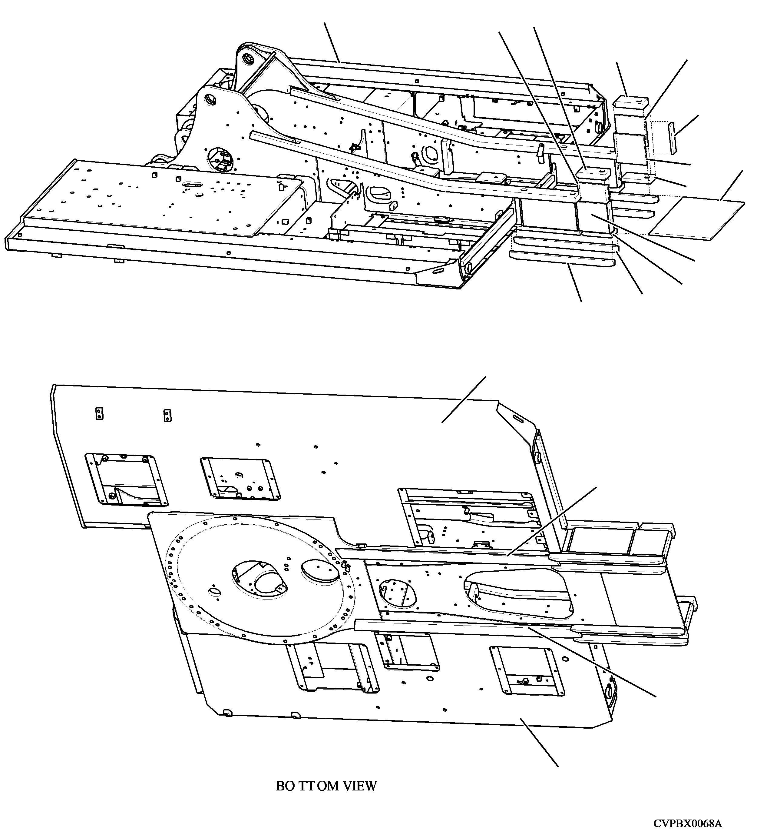 WALKWAY, L.H. 206-46-A5361 KOMATSU