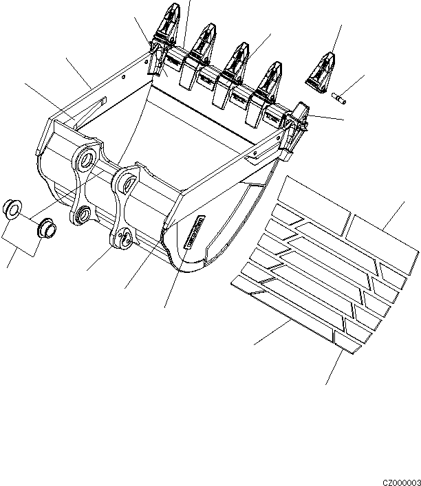 Палец в сборе 775-920-7150 KOMATSU