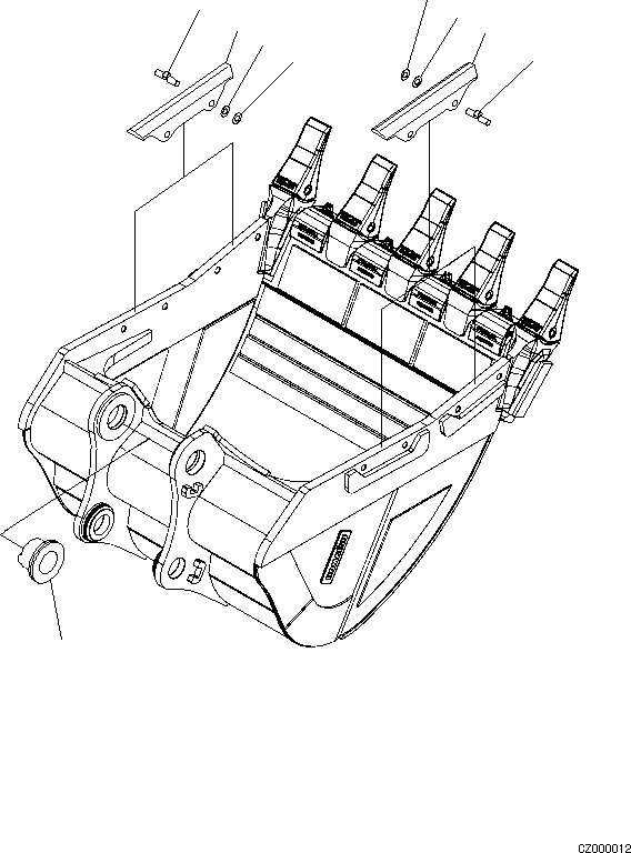 Ограждение 77B-939-9280 KOMATSU