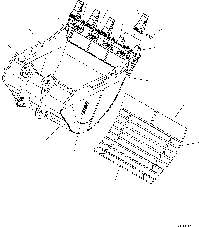 Пластина 77B-939-M210 KOMATSU