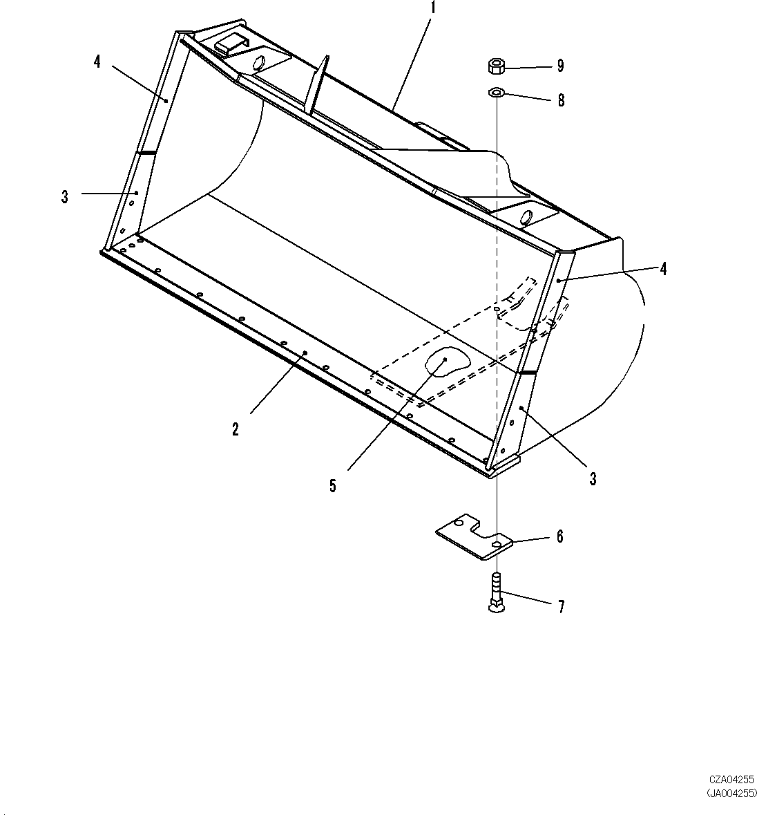 Bucket Assembly 423-70-42602 KOMATSU