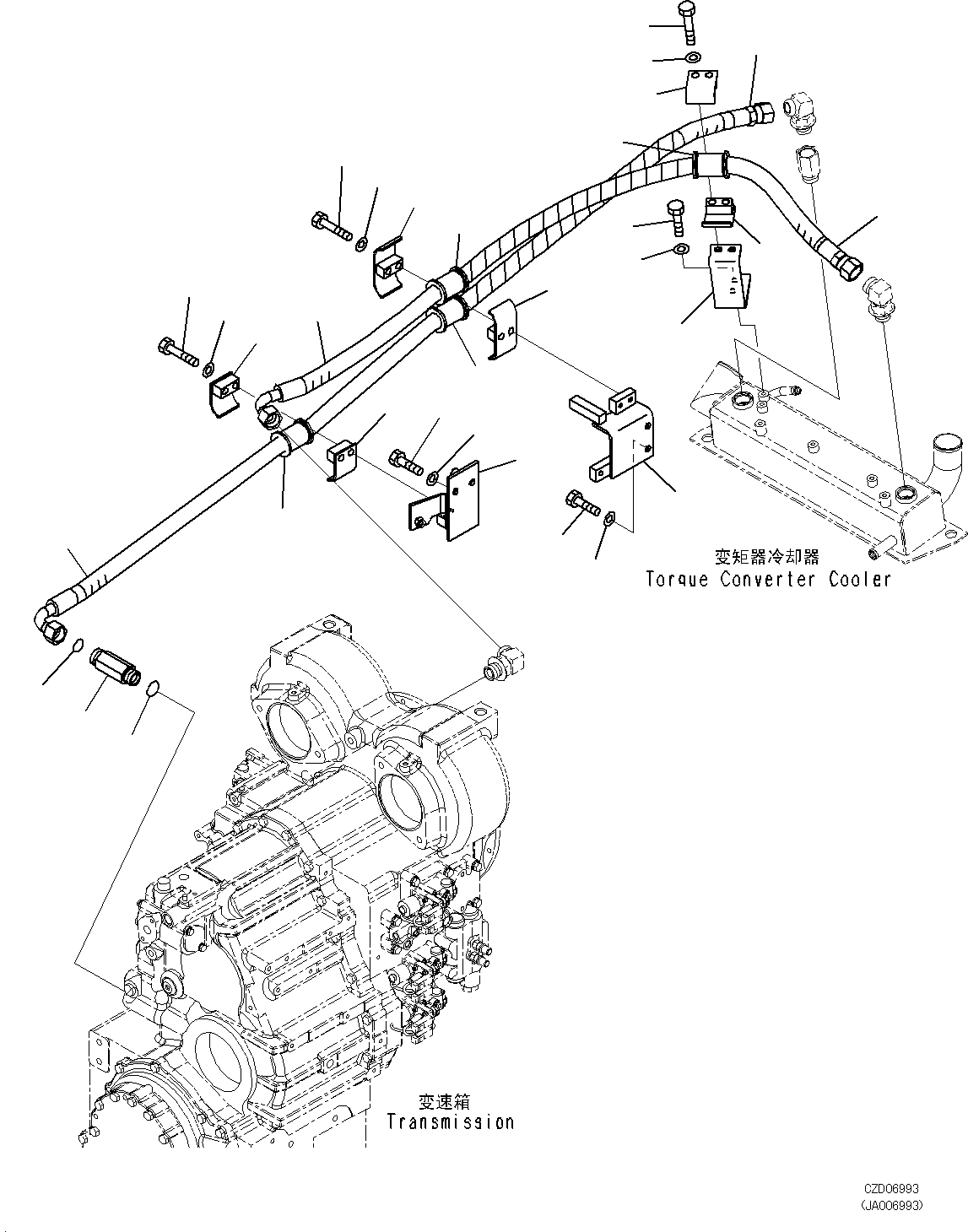 Кронштейн 423-62-46550 KOMATSU