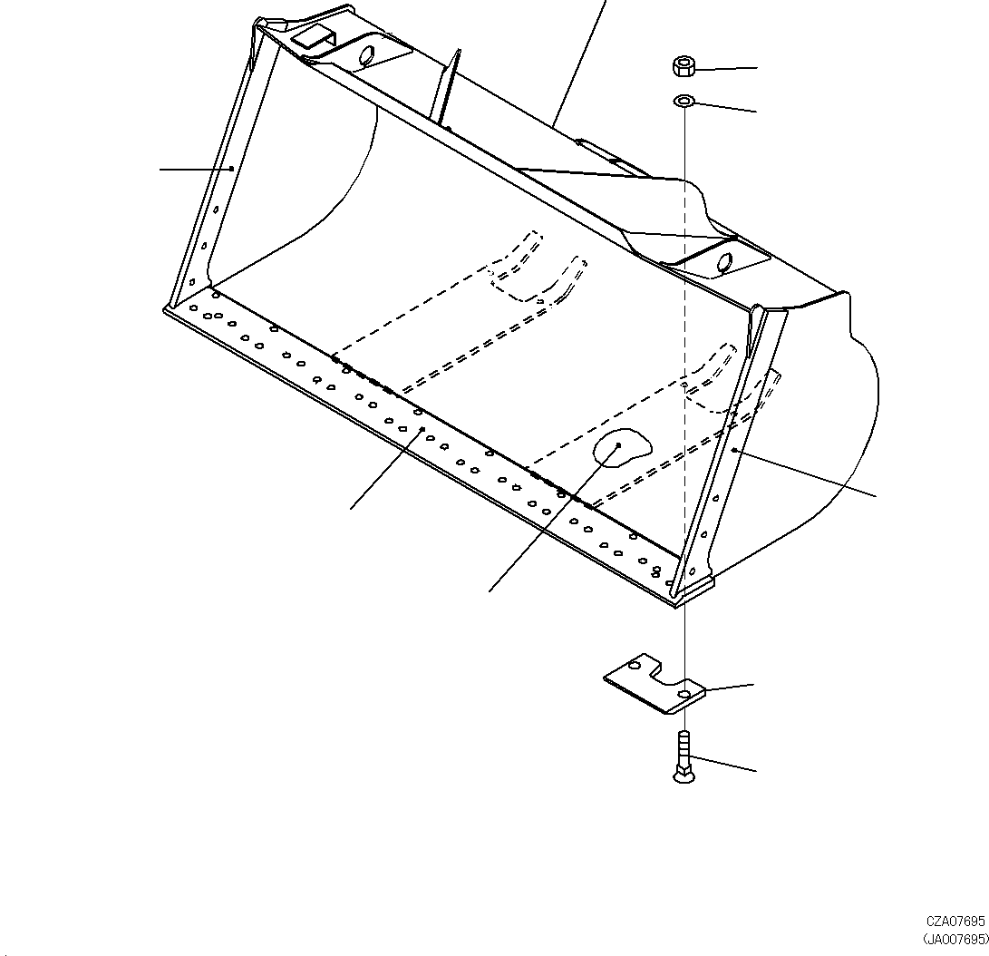 Bucket Assembly 423-70-43101 KOMATSU