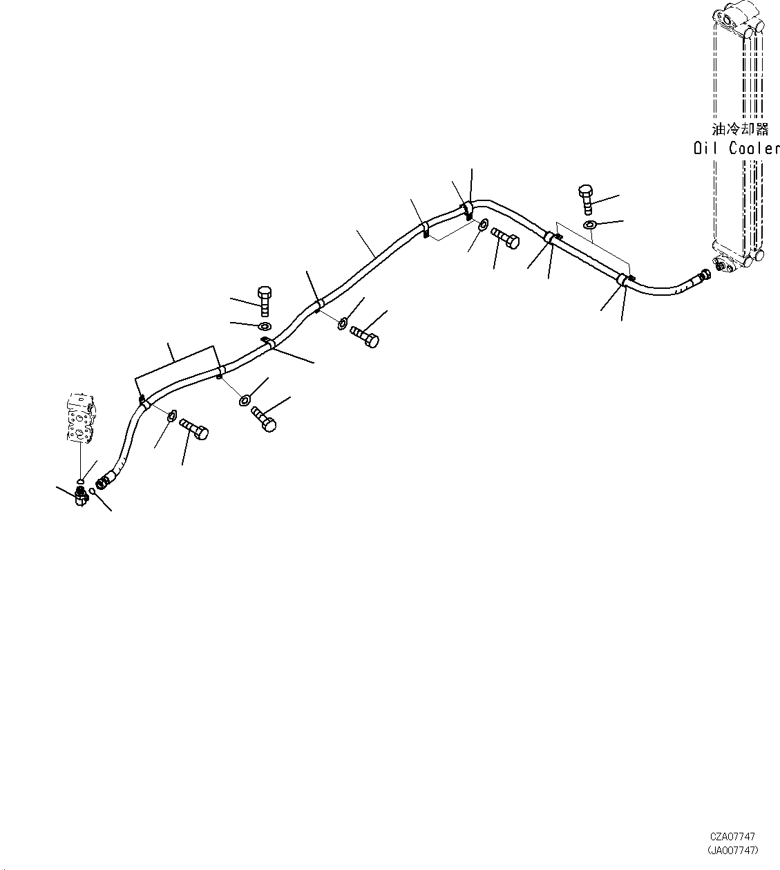 Шланг 423-03-42190 KOMATSU