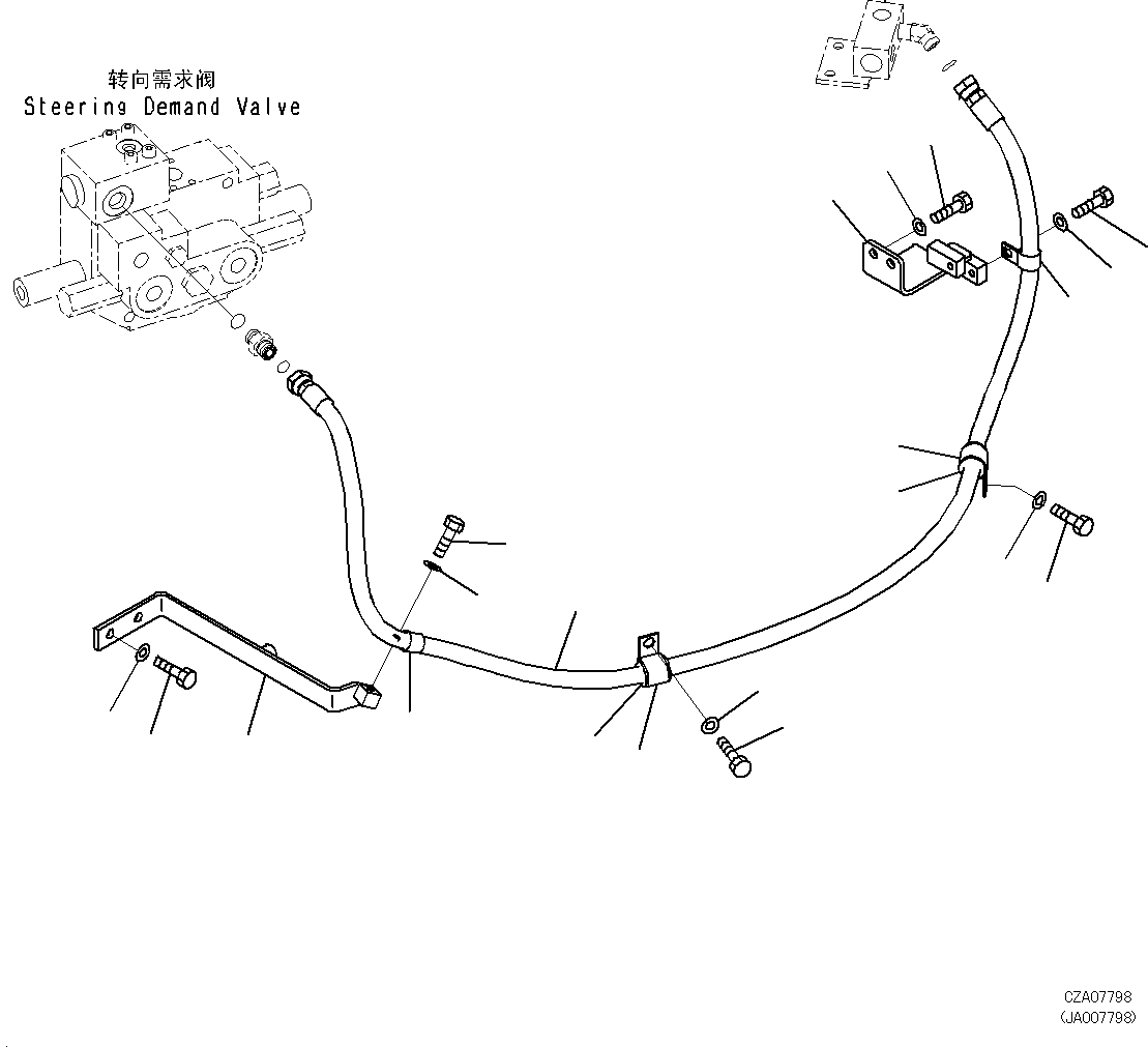 Шланг 423-62-45280 KOMATSU
