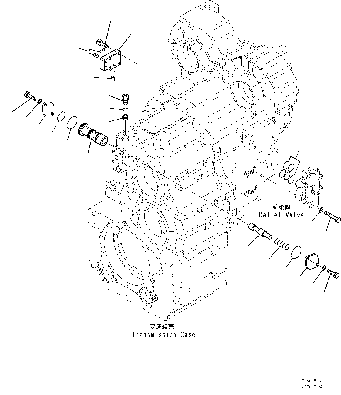 Болт с внутренним шестигранником 01252-A0625 KOMATSU