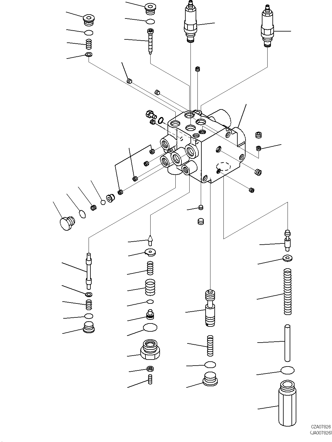 Клапан в сборе 423-43-47662 KOMATSU