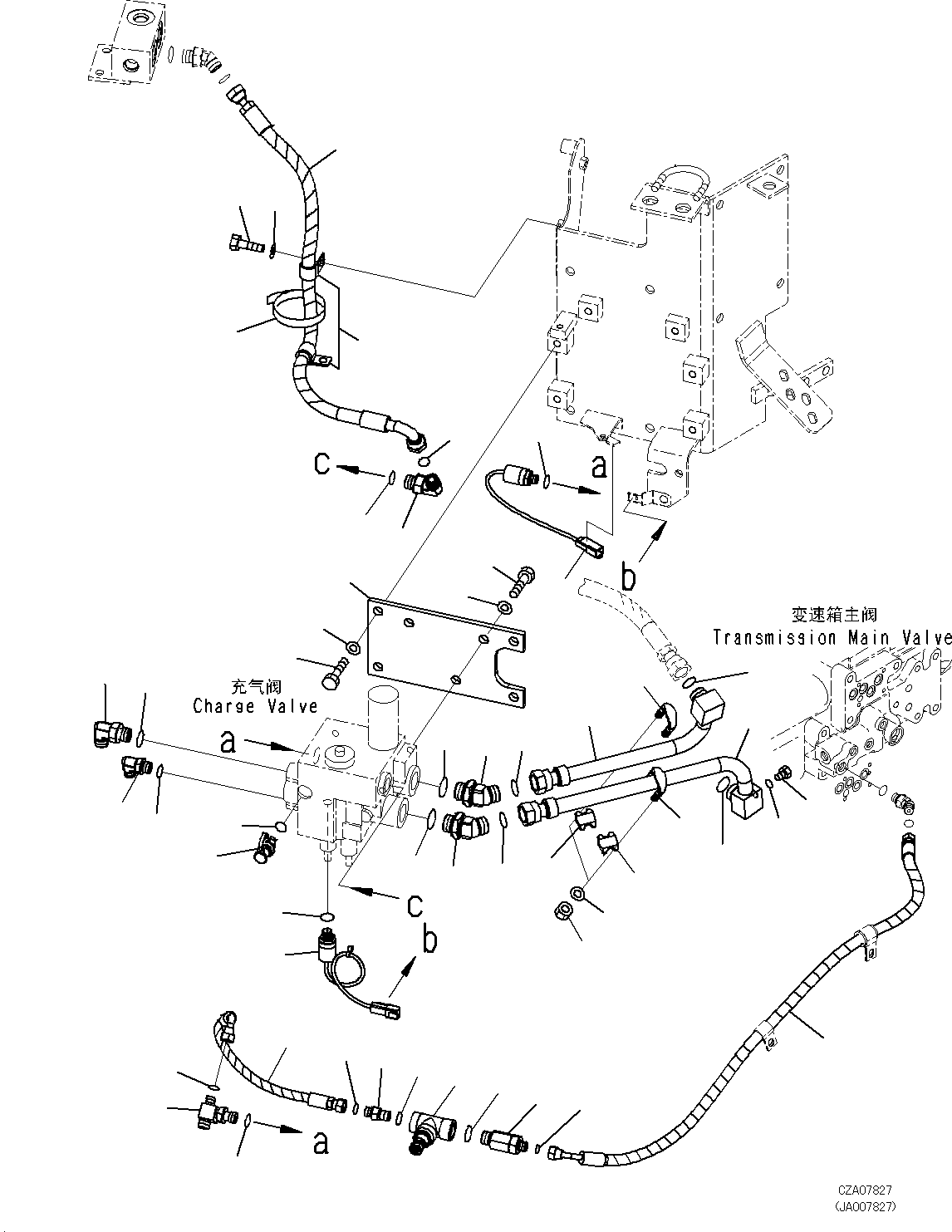 Запорный клапан 423-43-67360 KOMATSU
