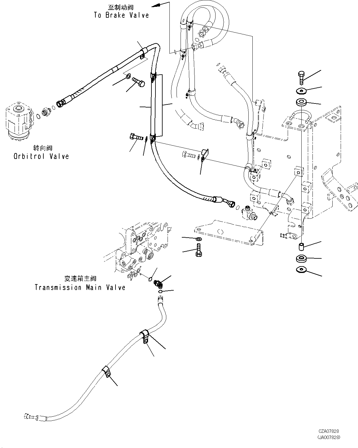Шланг 423-62-46490 KOMATSU