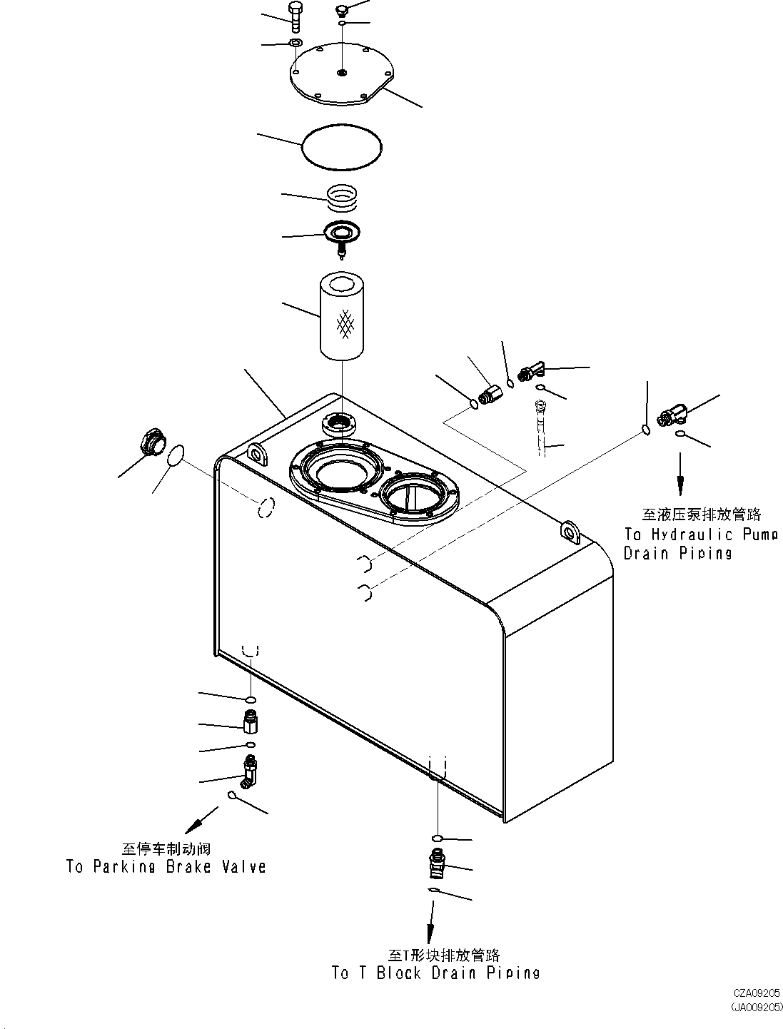 Фильтрующий элемент 423-60-45460 KOMATSU
