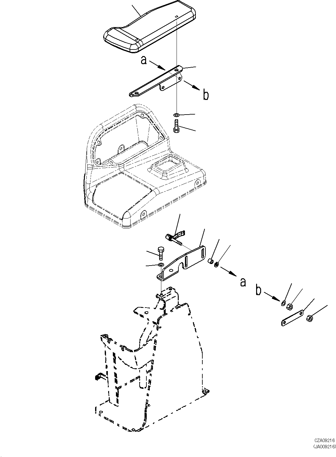 Подлокотник 423-43-48640 KOMATSU
