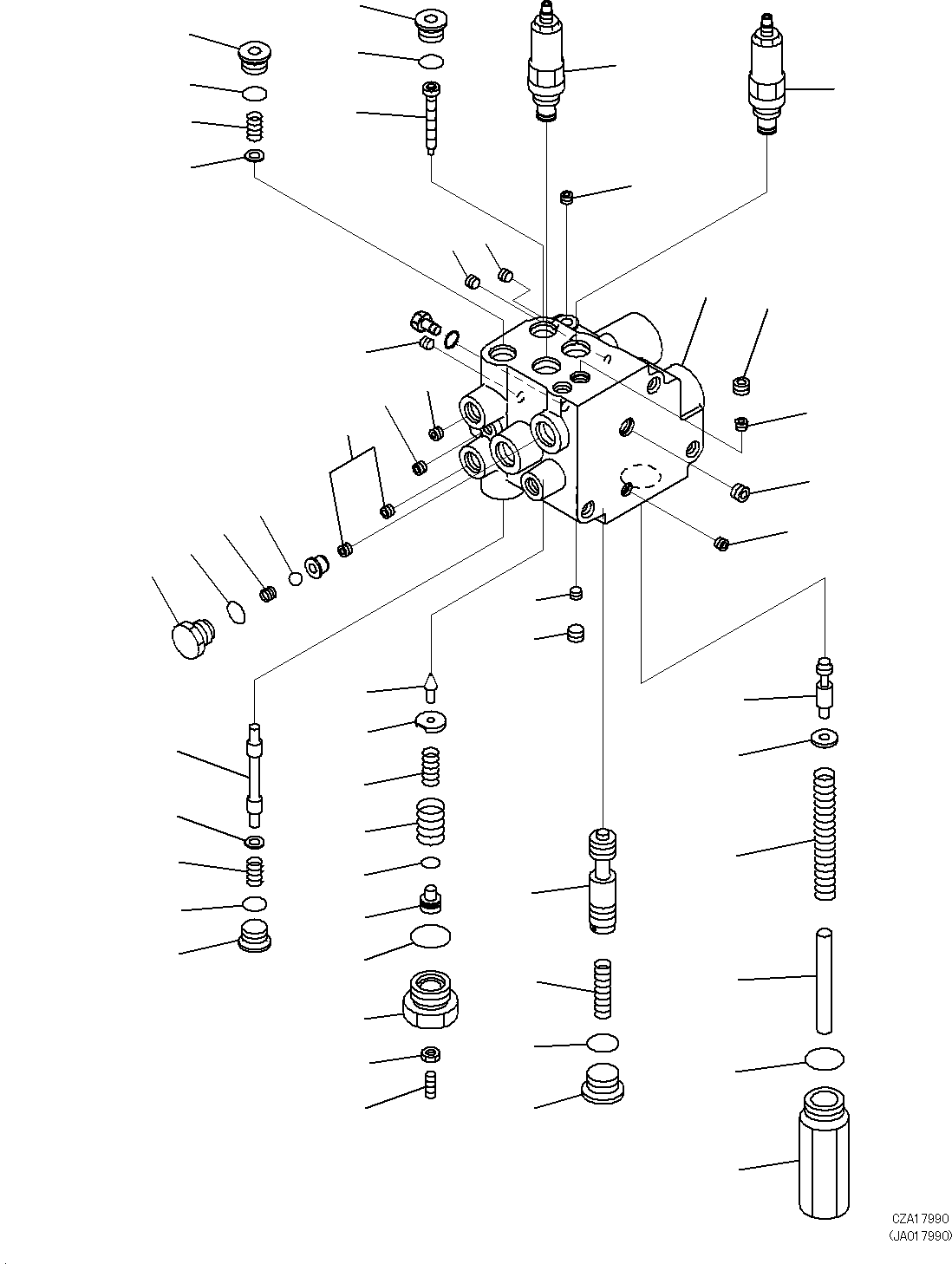 Valve Assembly, Charge 421-43-47692 KOMATSU