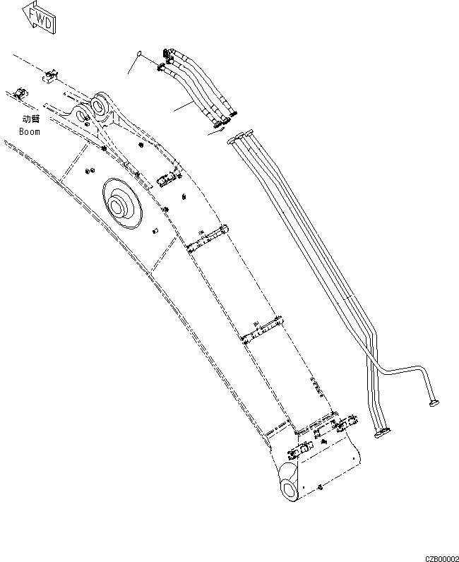 Шланг 207-62-76840 KOMATSU