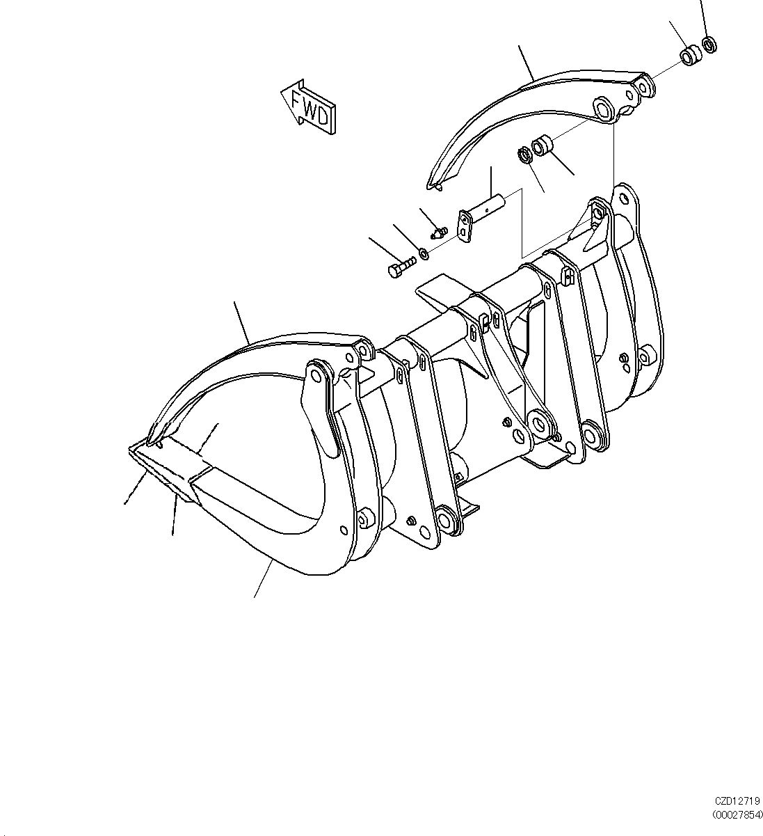 PLATE WELDED 421-880-D840 KOMATSU