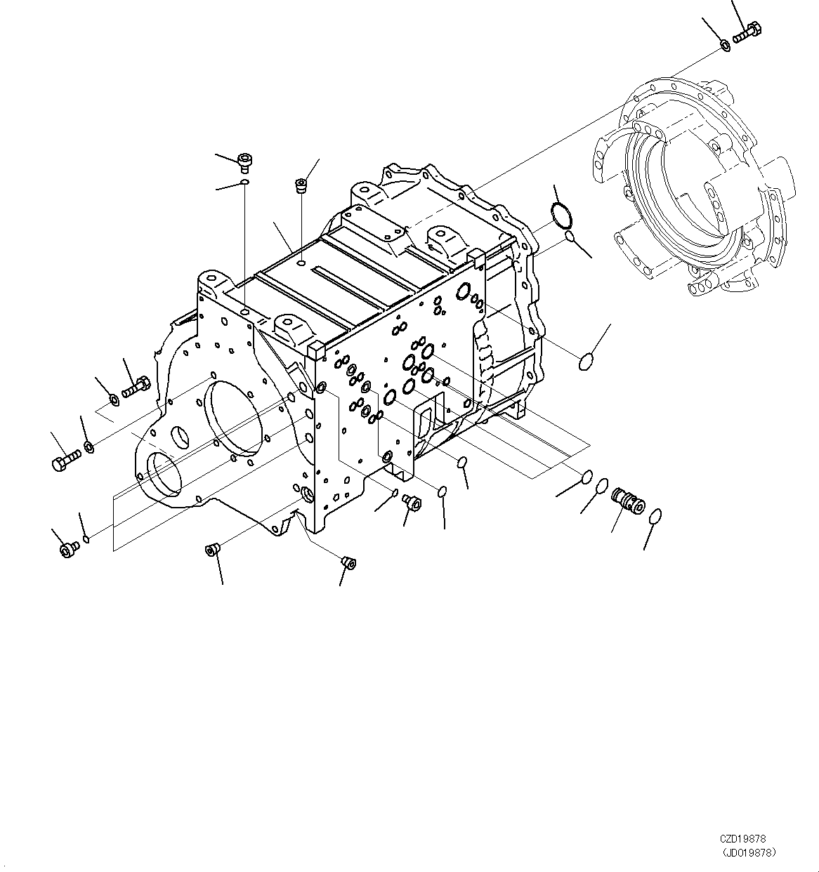 Корпус 425-15-31114 KOMATSU