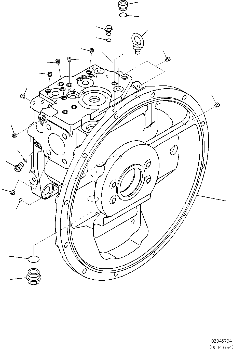 Насос (подузел) 708-2L-01390 KOMATSU
