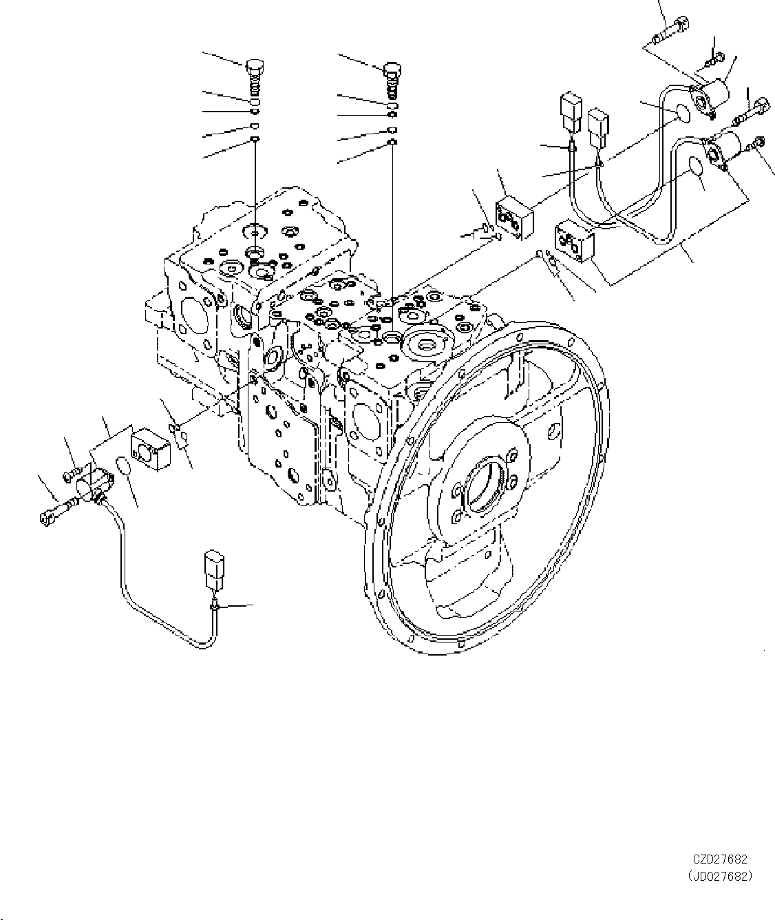 клапан пилотный 702-21-62200 KOMATSU