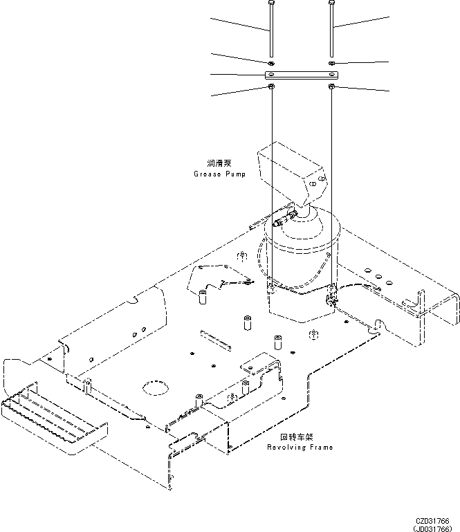 Пластина 21M-98-21110 KOMATSU