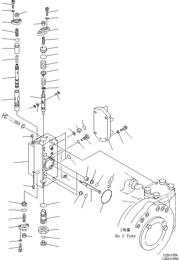 Корпус в сборе (708-25-00830) KOMATSU